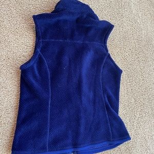 Patagonia blue fleece vest